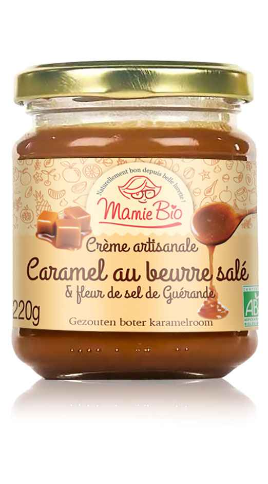 Caramel Au Beurre Salé Bio Pâte à Tartiner Vitamont 