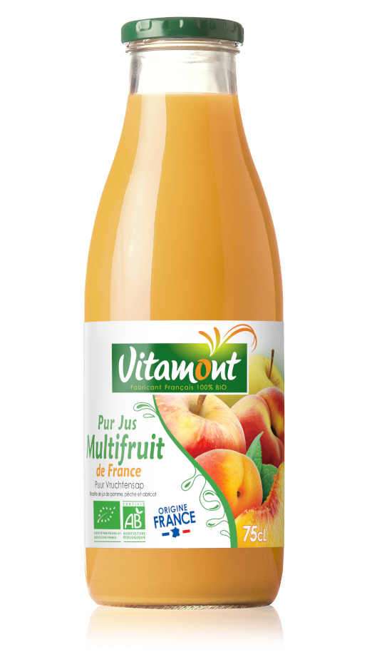 Pur jus Multifruit de France bio - Les incontournables - Vitamont