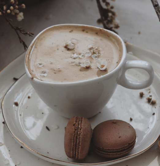 Chocolat chaud blanc orange Gingembre