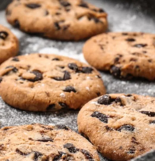 cookies aux pépites de chocolat et pâte à tartiner