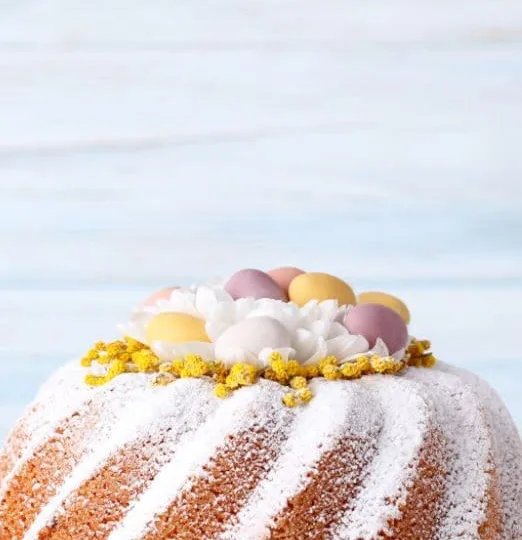 Gâteau nid de Pâques