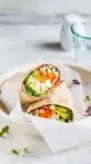 Vegetarian wrap with Hummus
