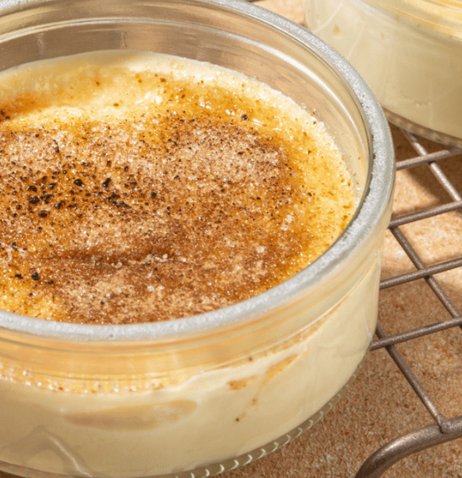 Crème brulée thé