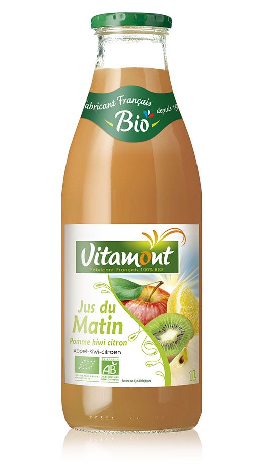 Tisanes Fouché - Lot de 3 pur jus de pruneaux bio Vitamont - 750 ml